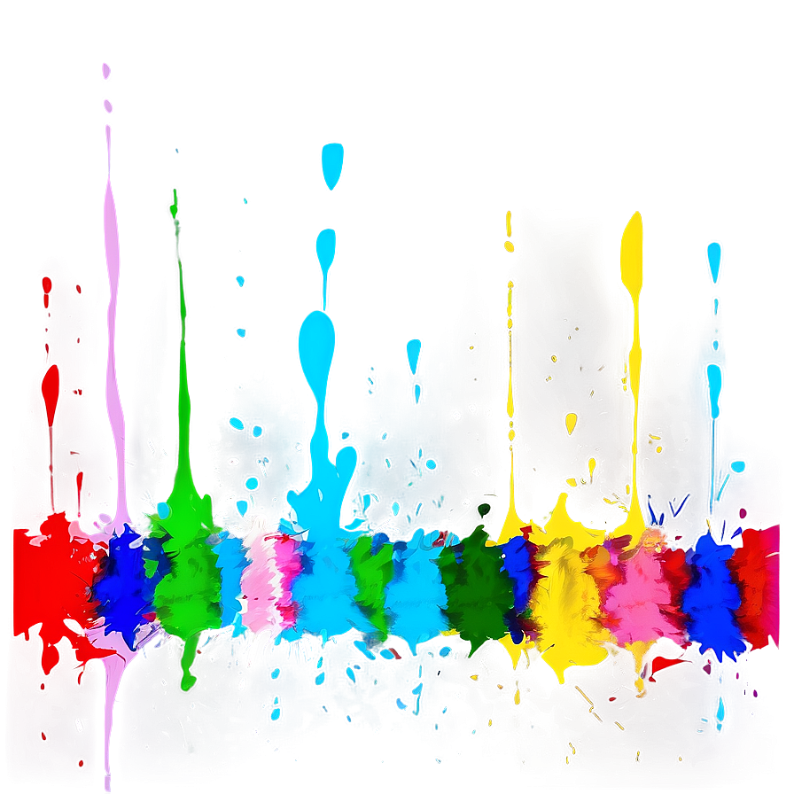 Abstract Art Color Splash Png Bfp