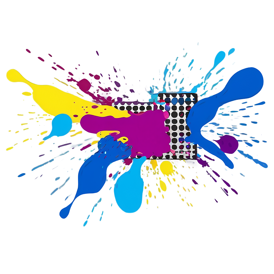 Abstract Art Splatter Png Eqc91