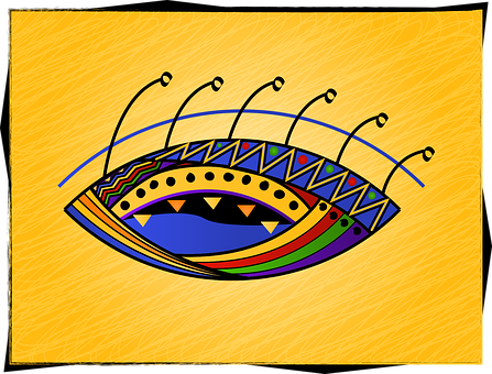 Abstract Artistic Eye Illustration