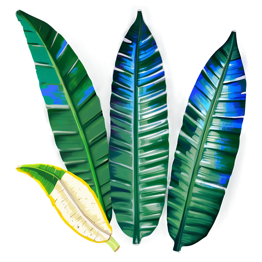 Abstract Banana Leaf Png Xyy85