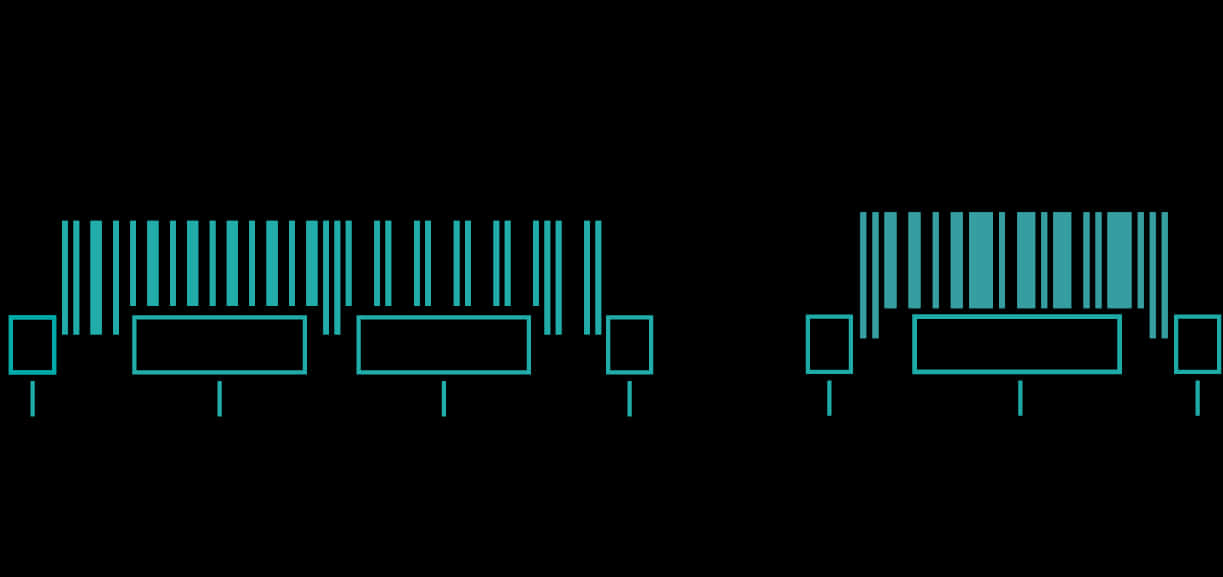 Abstract Barcodes Artwork