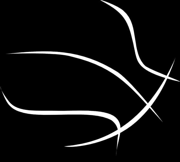 Abstract Basketball Swoosh Graphic