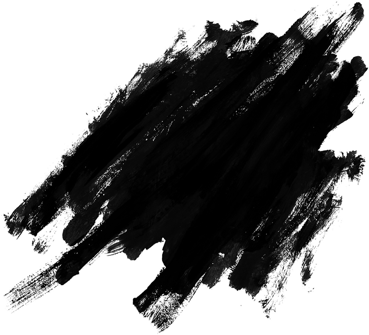 Abstract Black Brush Stroke Vector