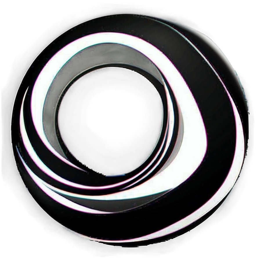 Abstract Black Circle Art Png 05252024