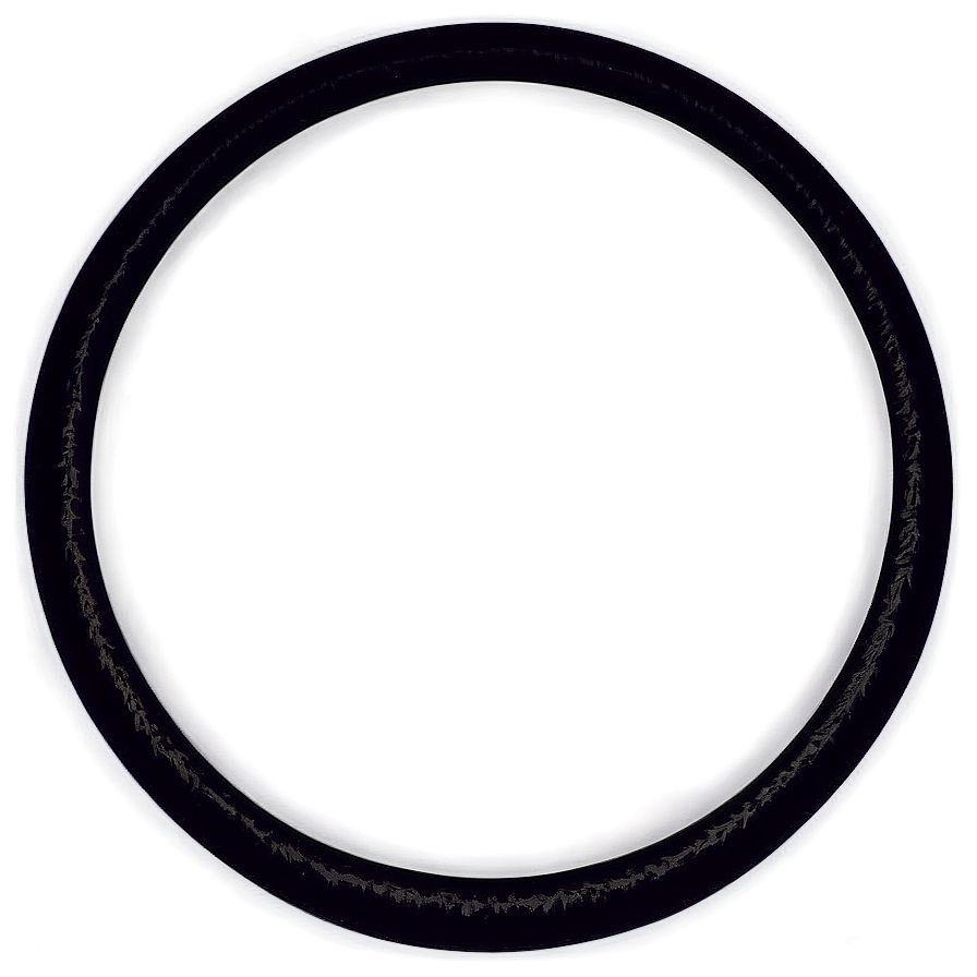 Abstract Black Circle Art Png 6