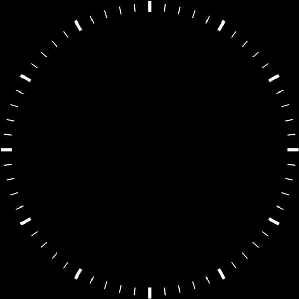 Abstract Black Circlewith White Marks