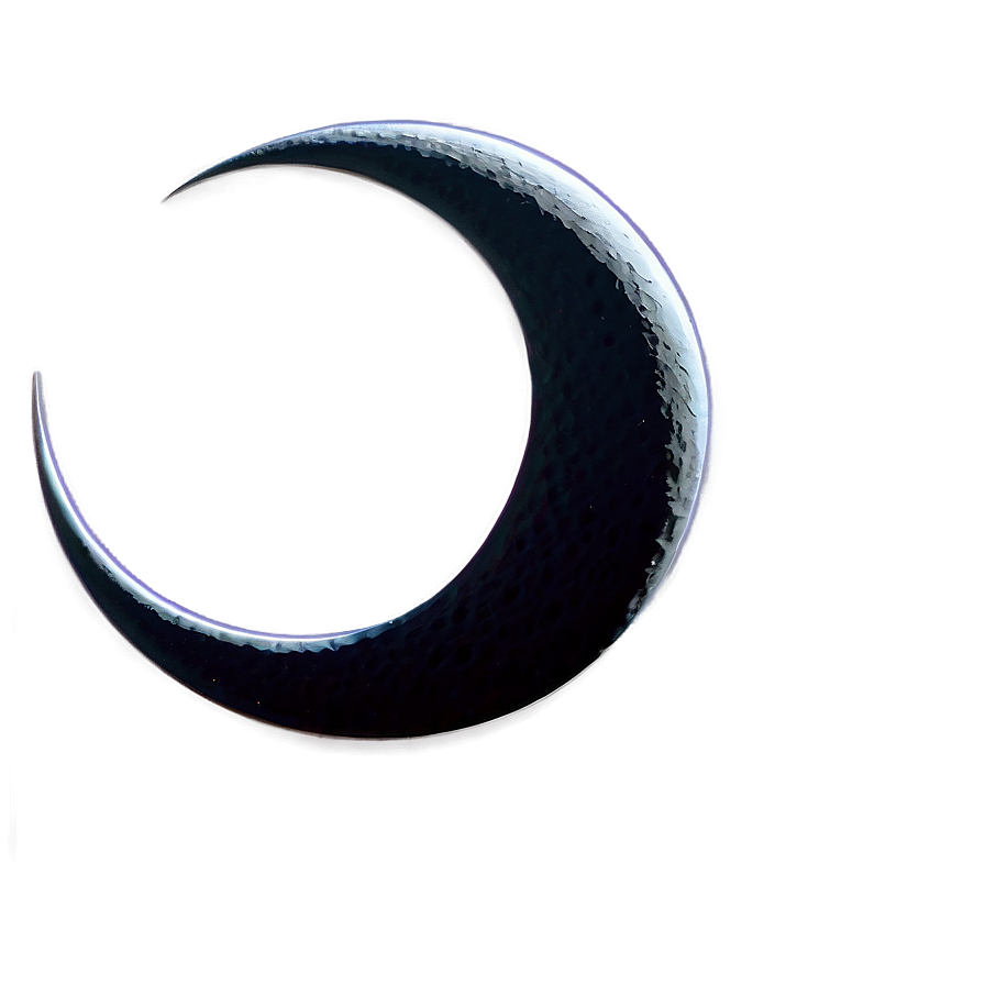 Abstract Black Moon Art Png 84