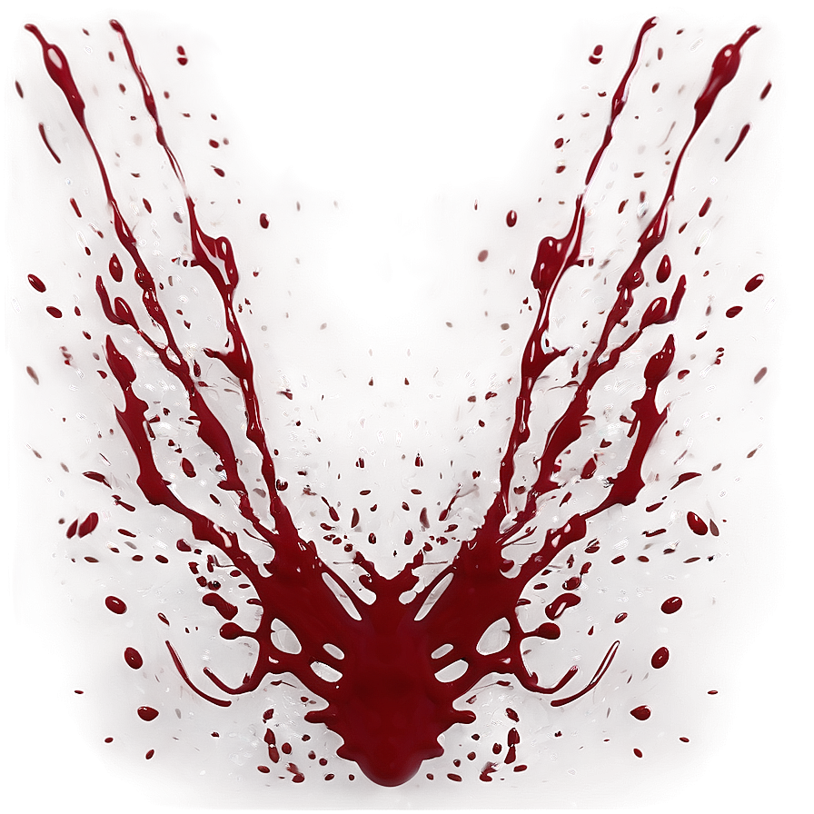 Abstract Blood Spatter Png 06122024