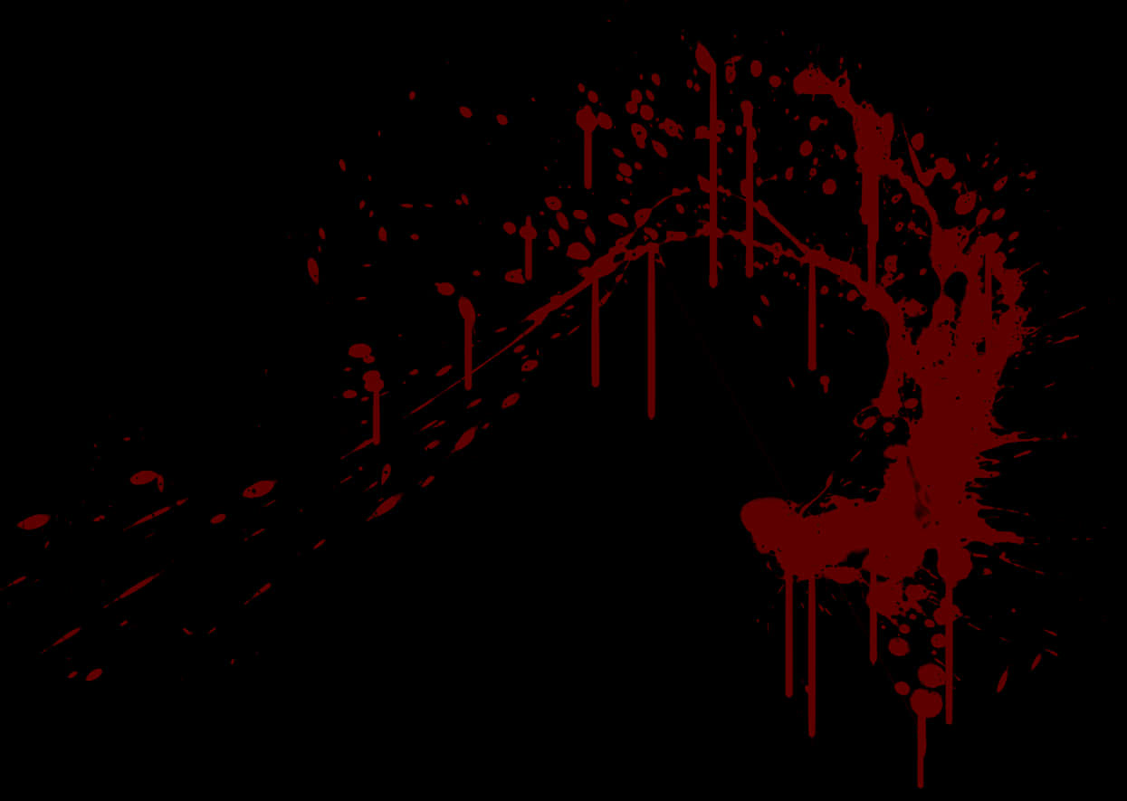 Abstract Blood Splatter Background