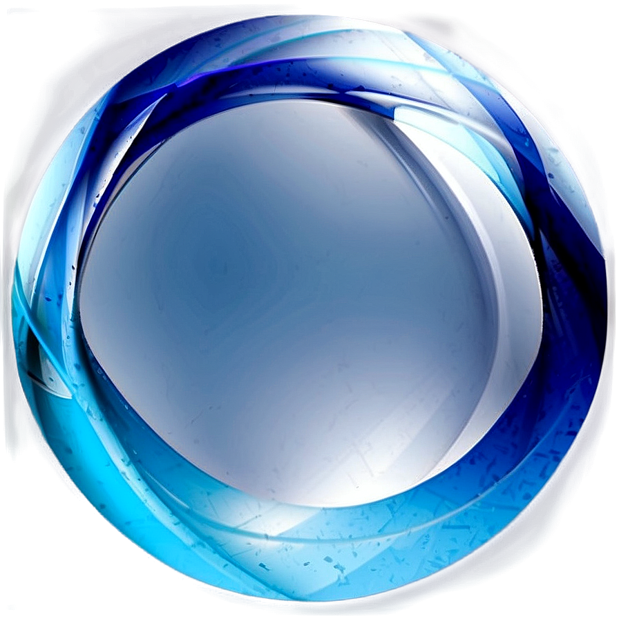 Abstract Blue Circle Png Myf