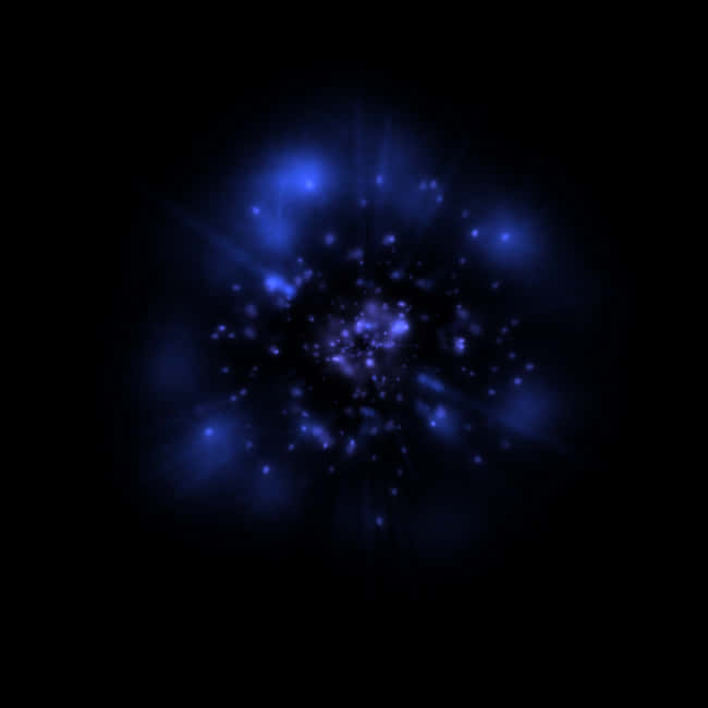 Abstract Blue Energy Explosion