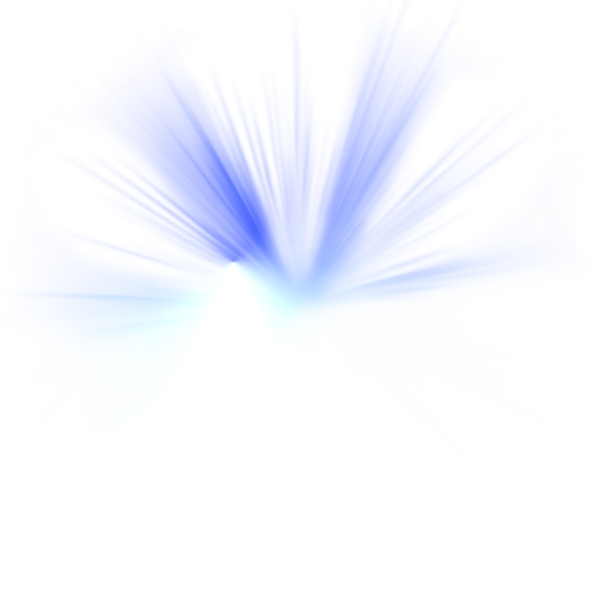 Abstract Blue Explosion Art