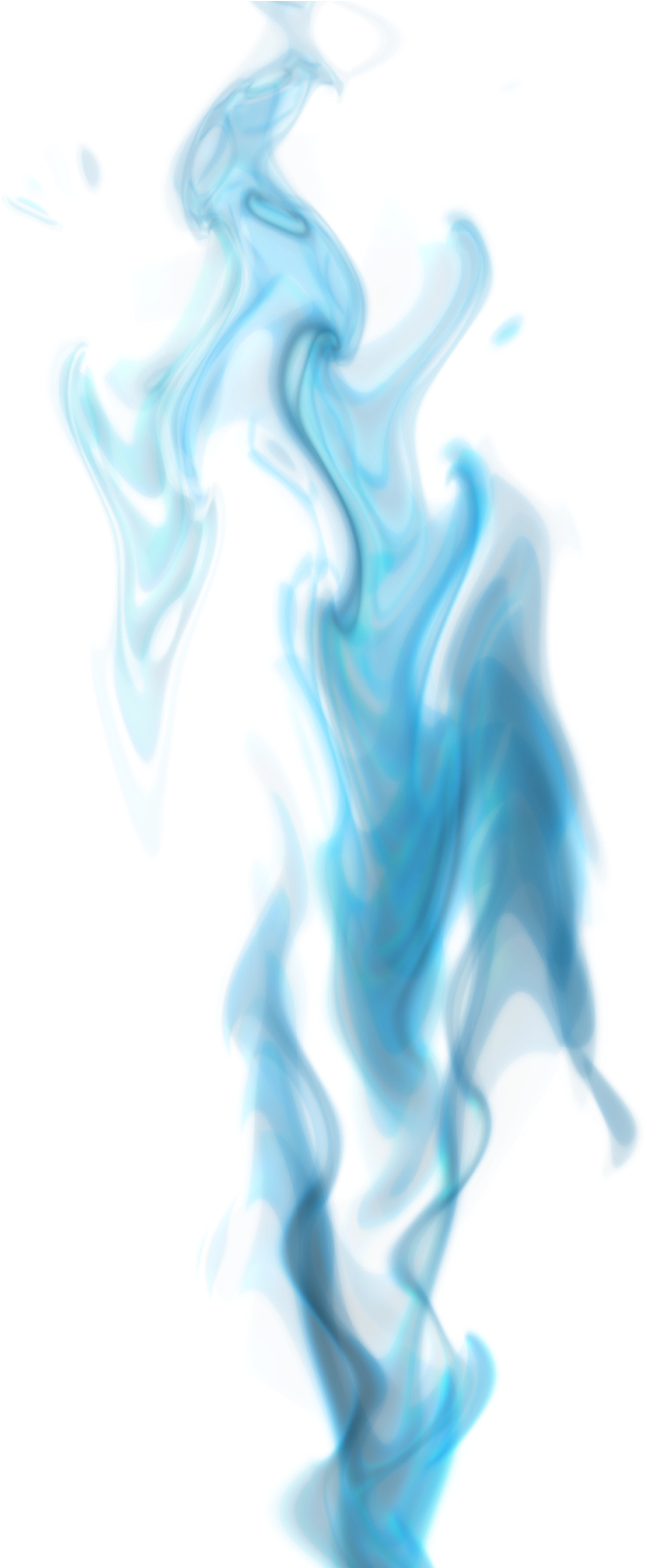 Abstract Blue Flame Texture