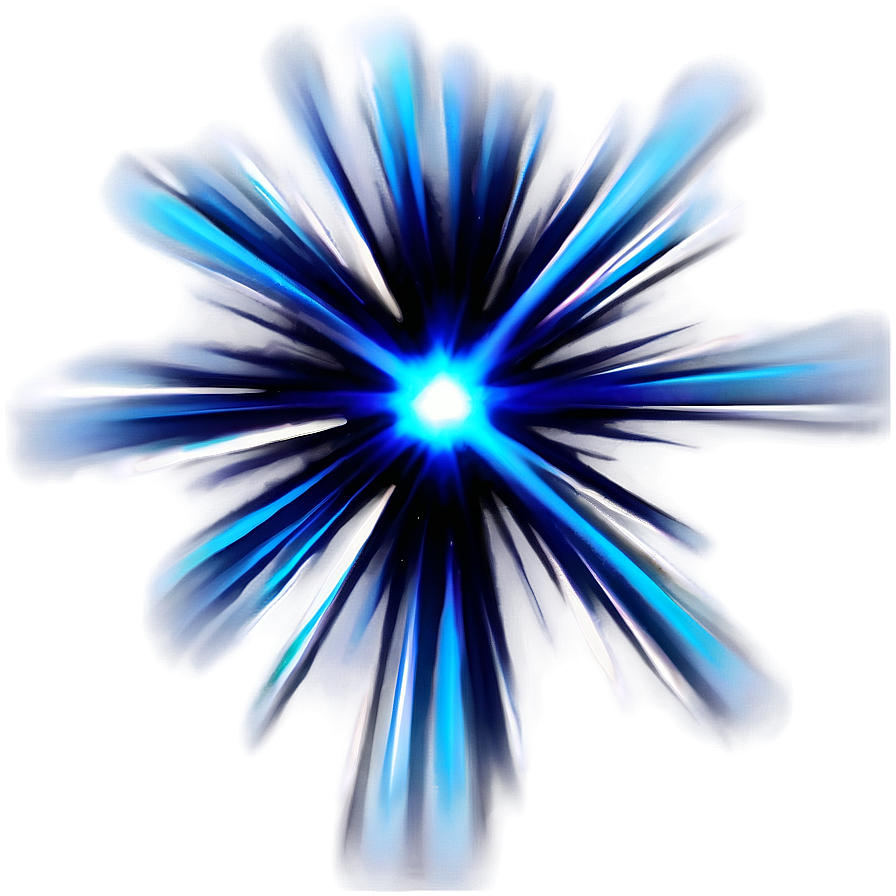 Abstract Blue Light Png 06122024