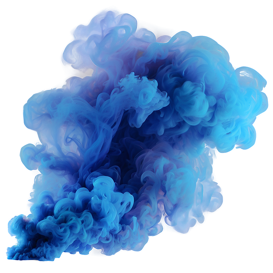 Abstract Blue Smoke Png Uoo