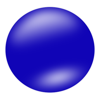 Abstract Blue Sphere Gradient