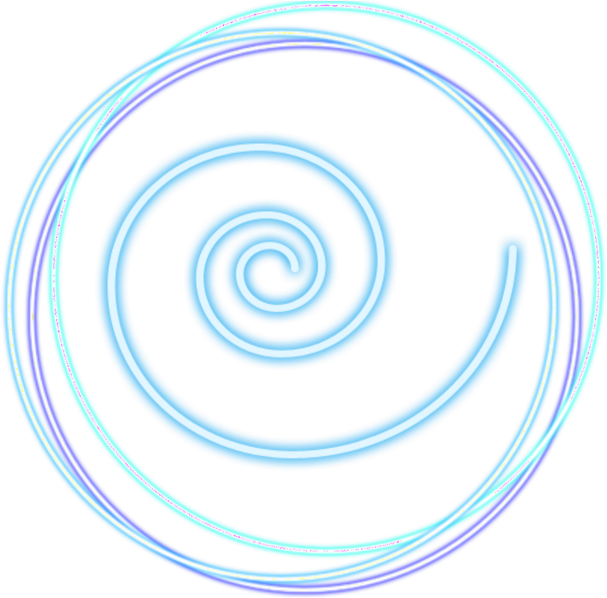 Abstract Blue Spiral Design