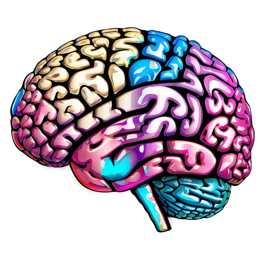 Abstract Brain Design Png Ovc21