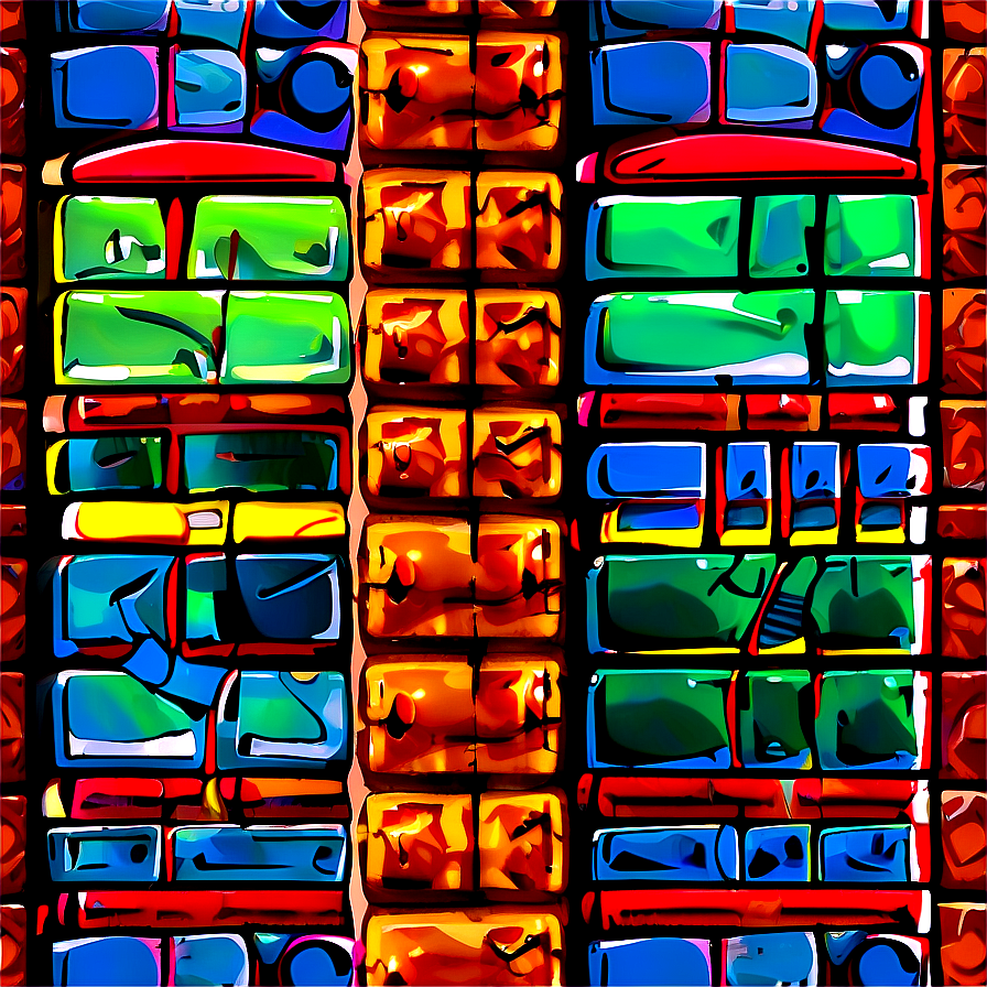 Abstract Brick Art Png 64