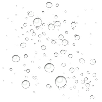 Abstract Bubbleson Black Background