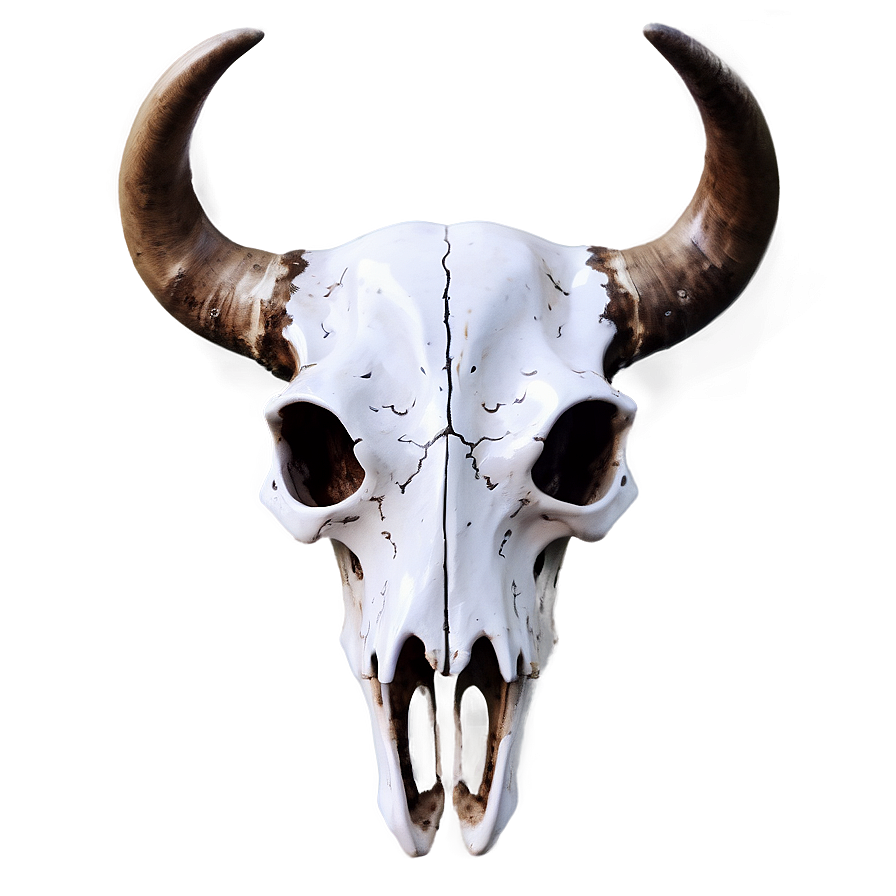 Abstract Bull Skull Png 25