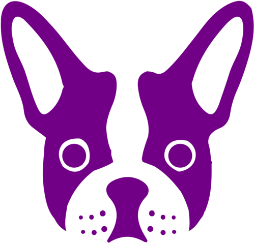 Abstract Bulldog Graphic