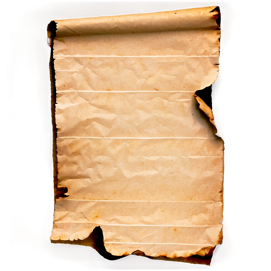 Abstract Burned Paper Png 40