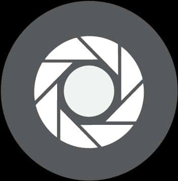 Abstract Camera Shutter Logo