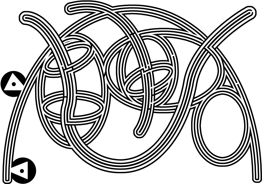 Abstract Celtic Knotwork Design