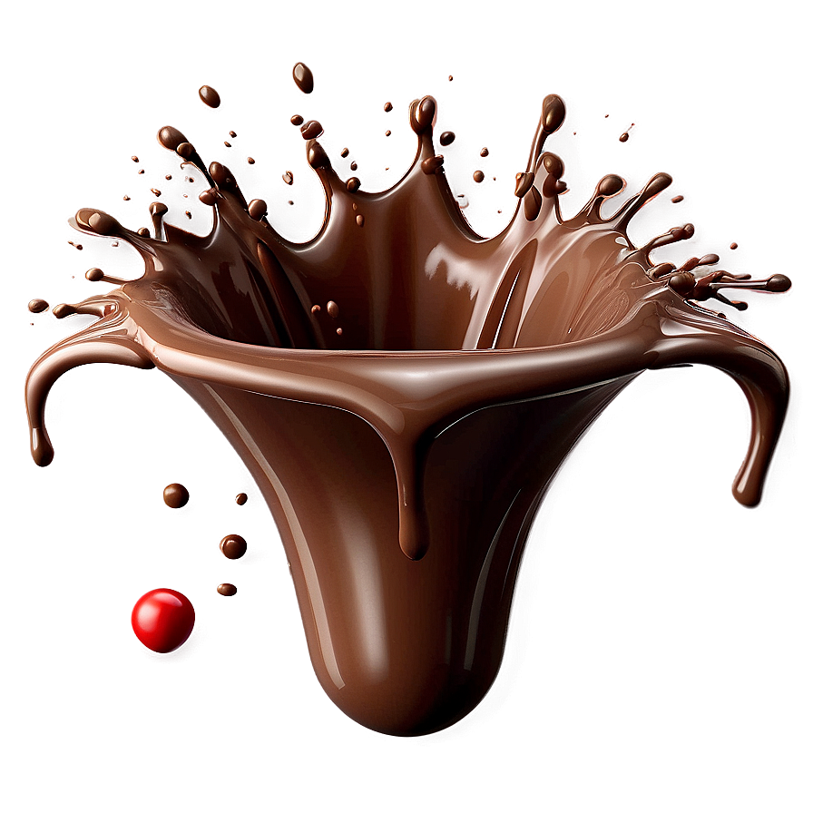 Abstract Chocolate Splash Png Awo