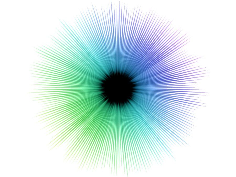 Abstract Circular Gradient Illusion