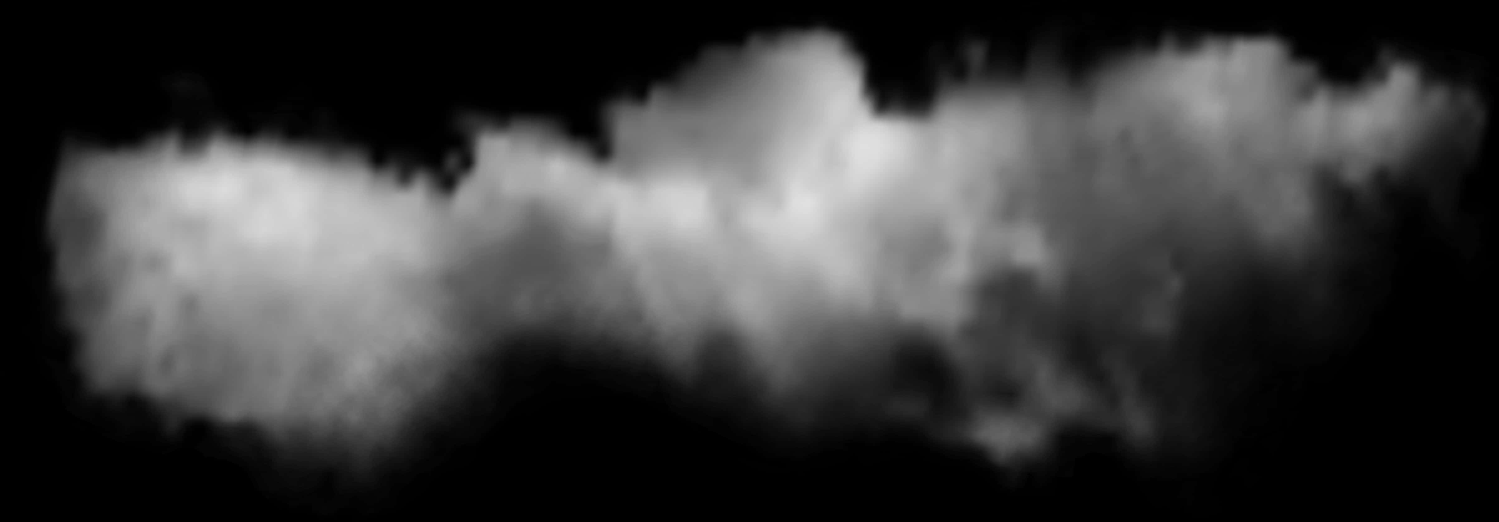 Abstract Cloud Formation Black Background