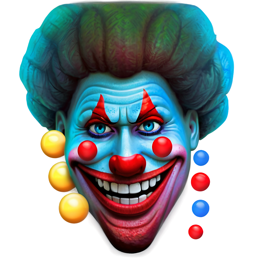 Abstract Clown Emoji Png Kto60