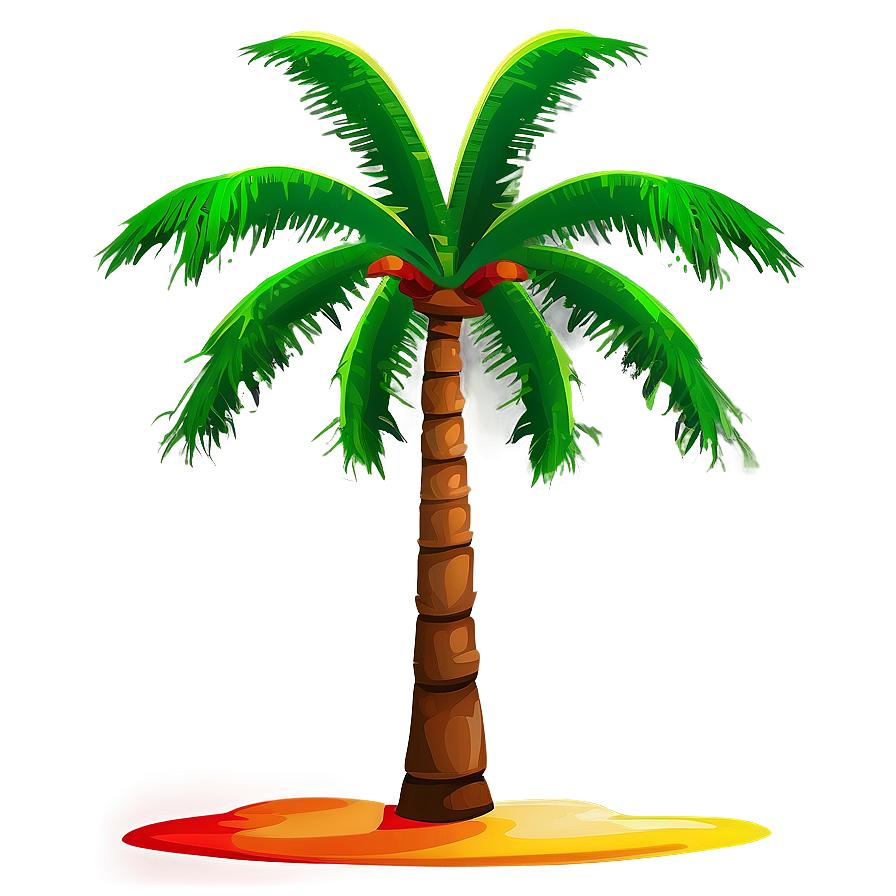 Abstract Coconut Tree Png 88