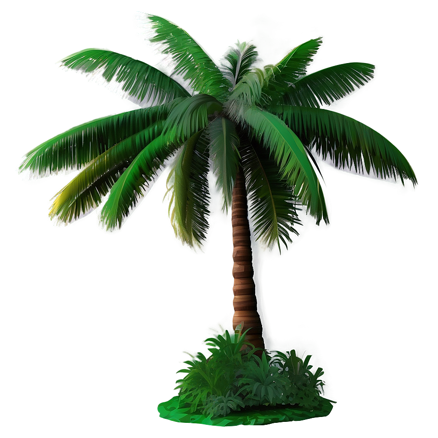 Abstract Coconut Tree Png 89