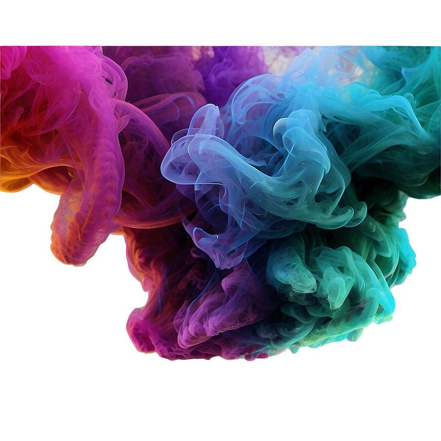 Abstract Color Smoke Png 9