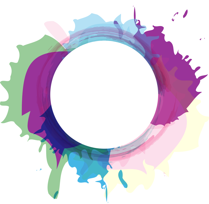 Abstract_ Colorful_ Circle_ Splash