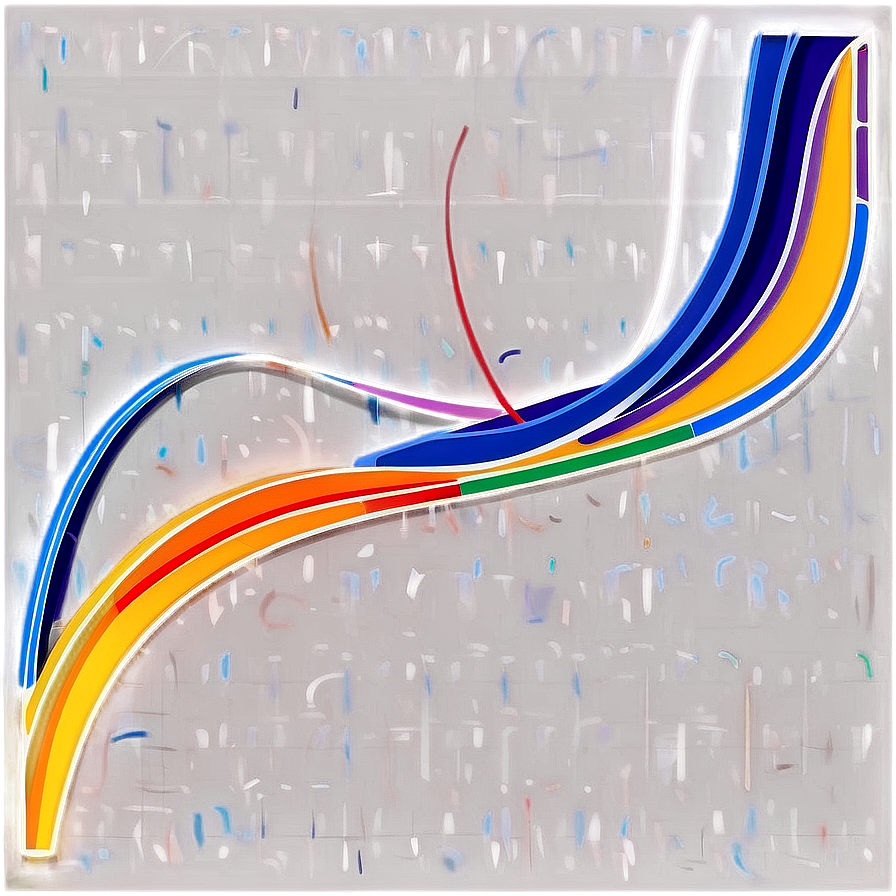 Abstract Colorful Light Streaks