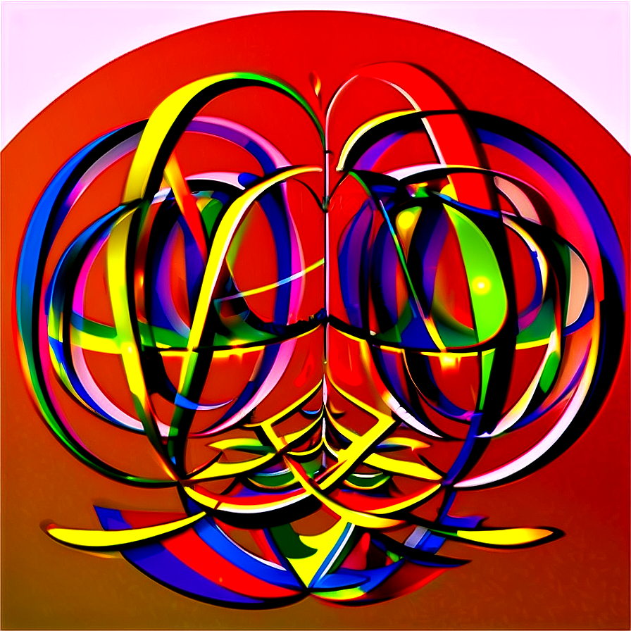 Abstract_ Colorful_ Line_ Art