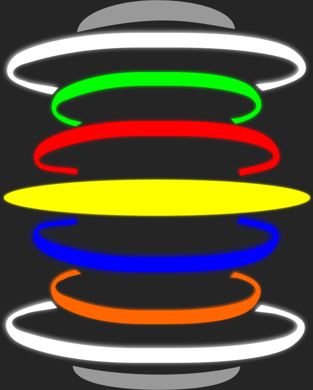 Abstract Colorful Spiral Lights