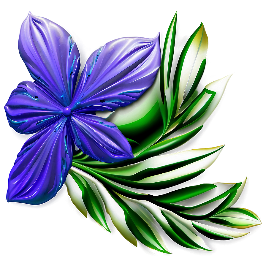 Abstract Corner Flower Png 06272024