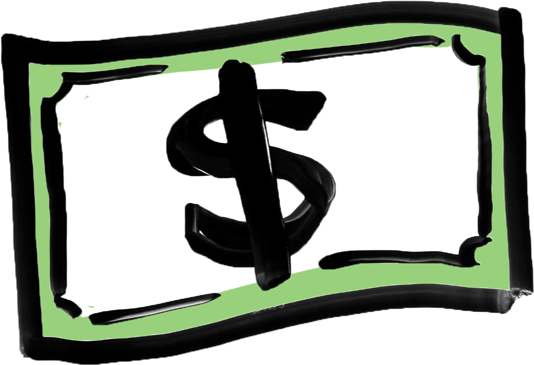 Abstract Dollar Sign Artwork