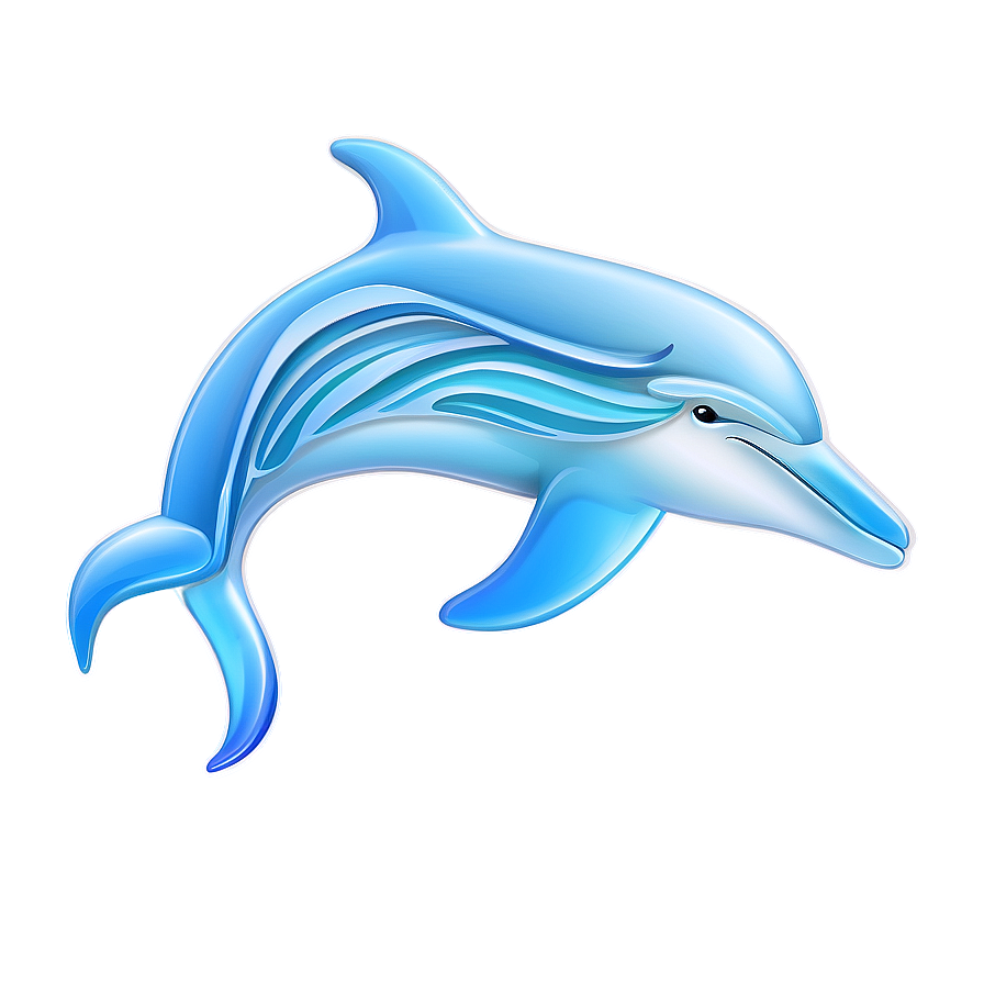 Abstract Dolphins Png 06112024