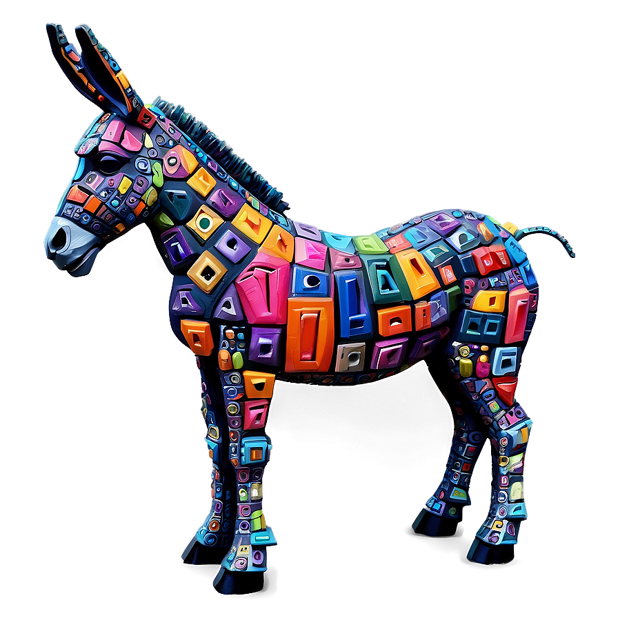 Abstract Donkey Art Png 41