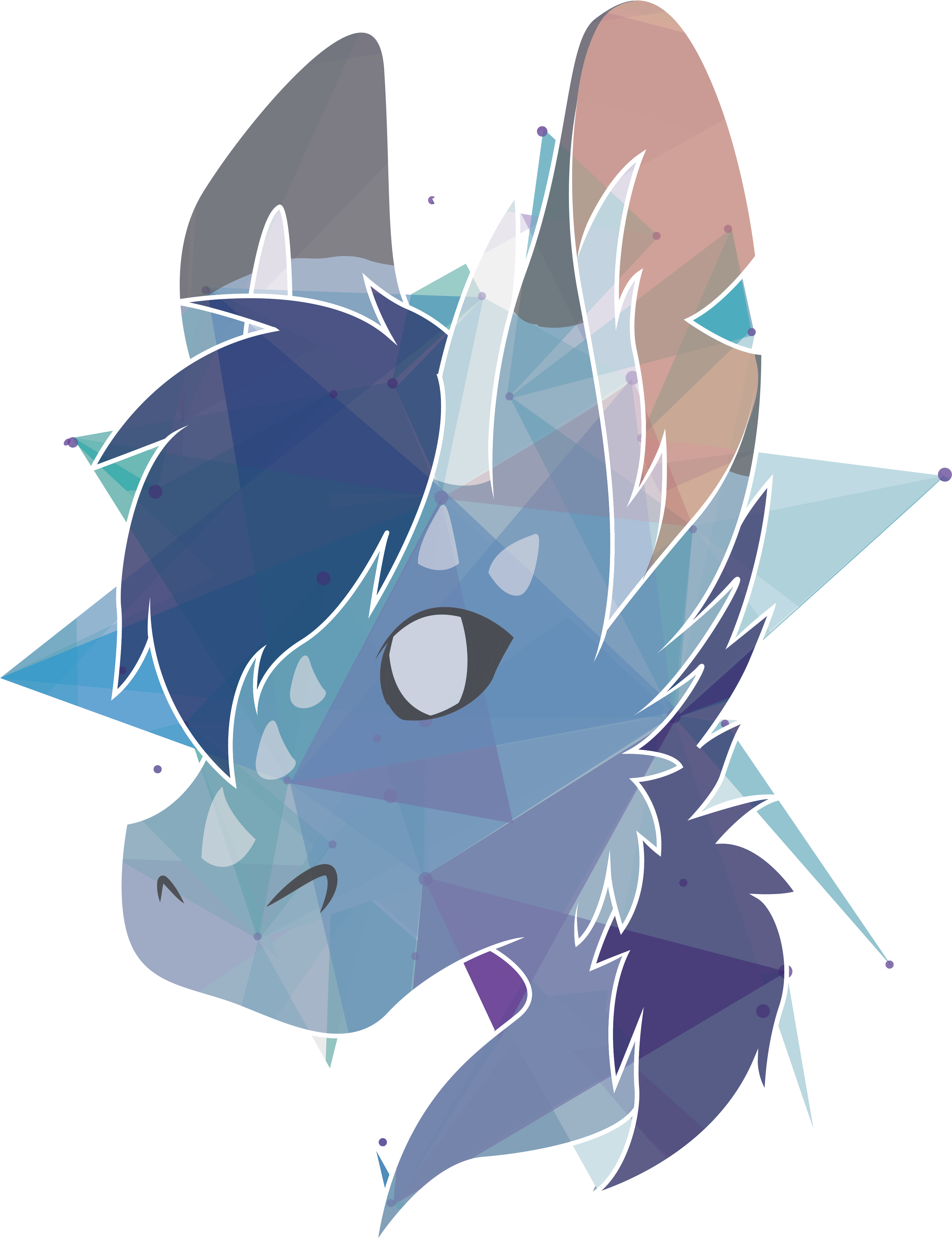 Abstract Dragon Portrait