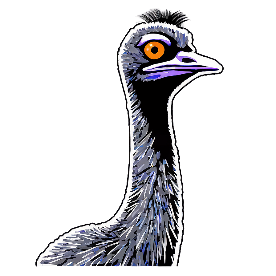 Abstract Emu Png 06252024