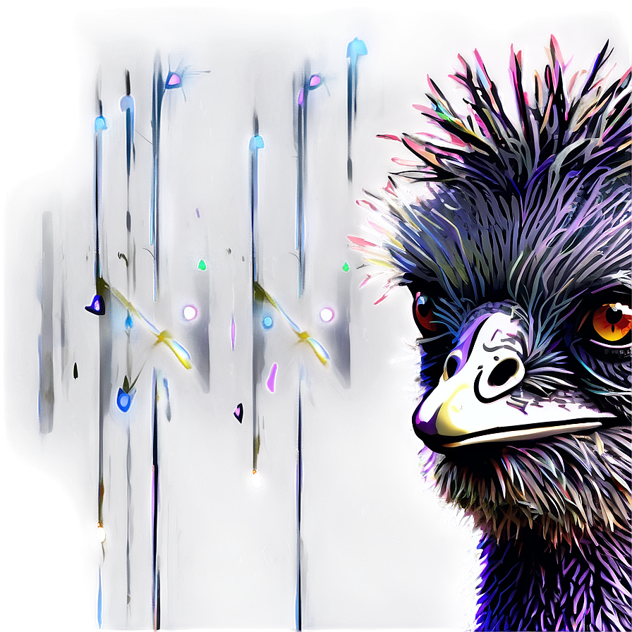 Abstract Emu Png Wbf