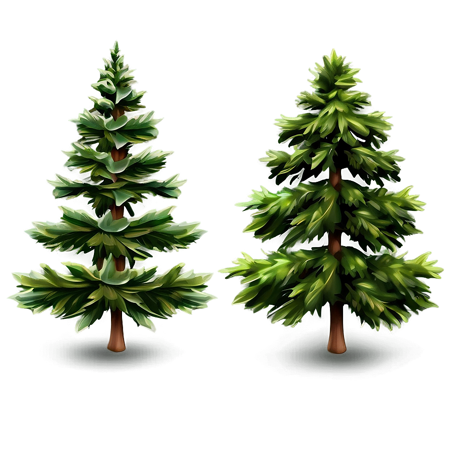 Abstract Evergreen Tree Png 06212024