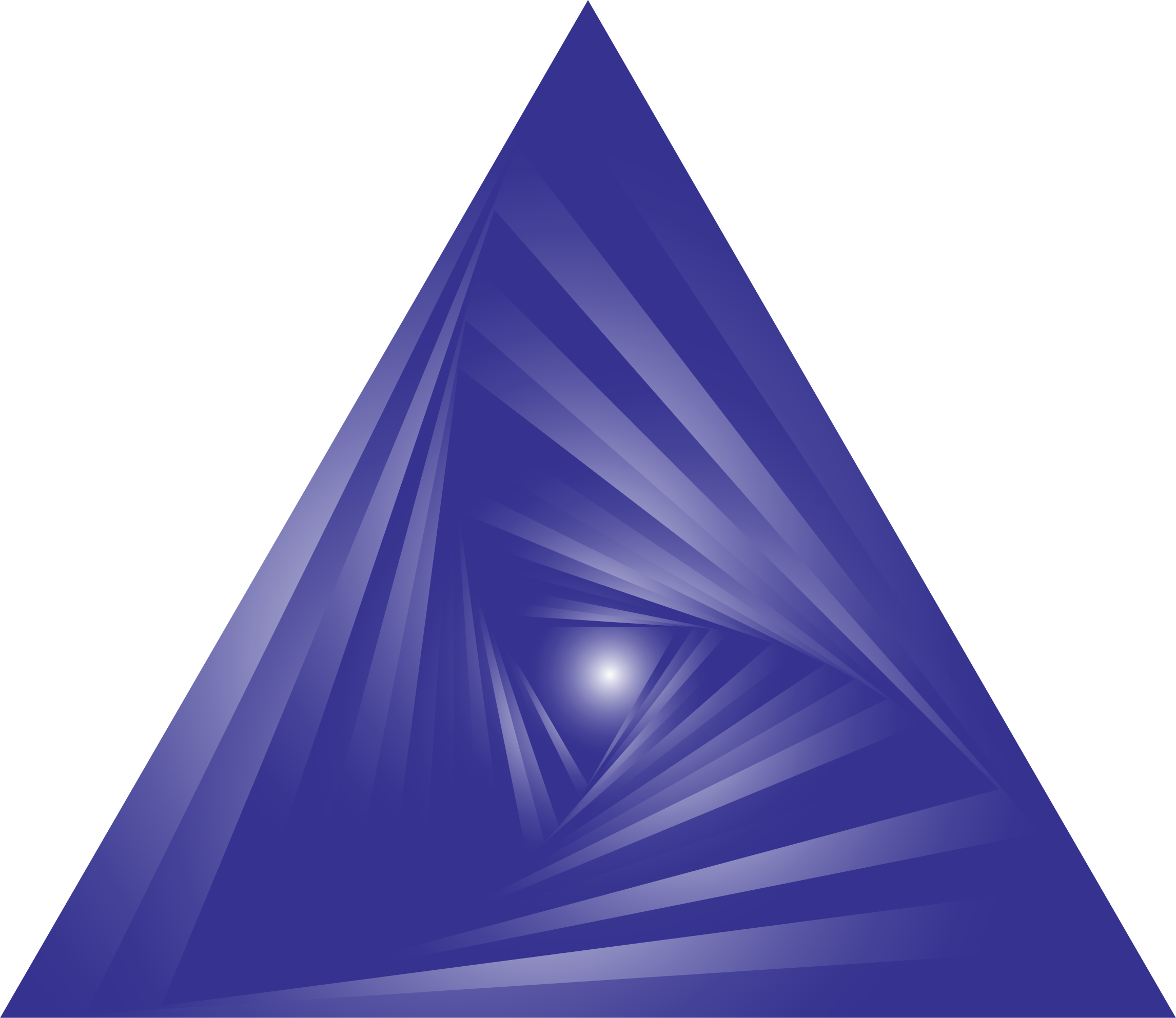 Abstract Evil Eye Triangle Illusion