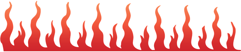 Abstract Flame Pattern Vector